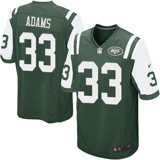 Men's New York Jets Jamal Adams Game Jersey Green